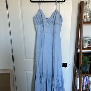 Abercrombie & Fitch Strapless Light Blue Dress